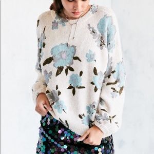 Urban Outfitters Kimchi Blue Floral Sweater